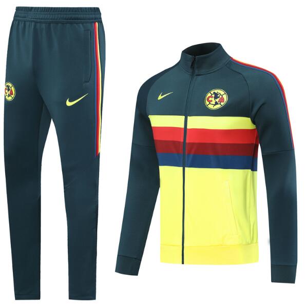 Club America Green Yellow Training Jacket With Pants 2020/21